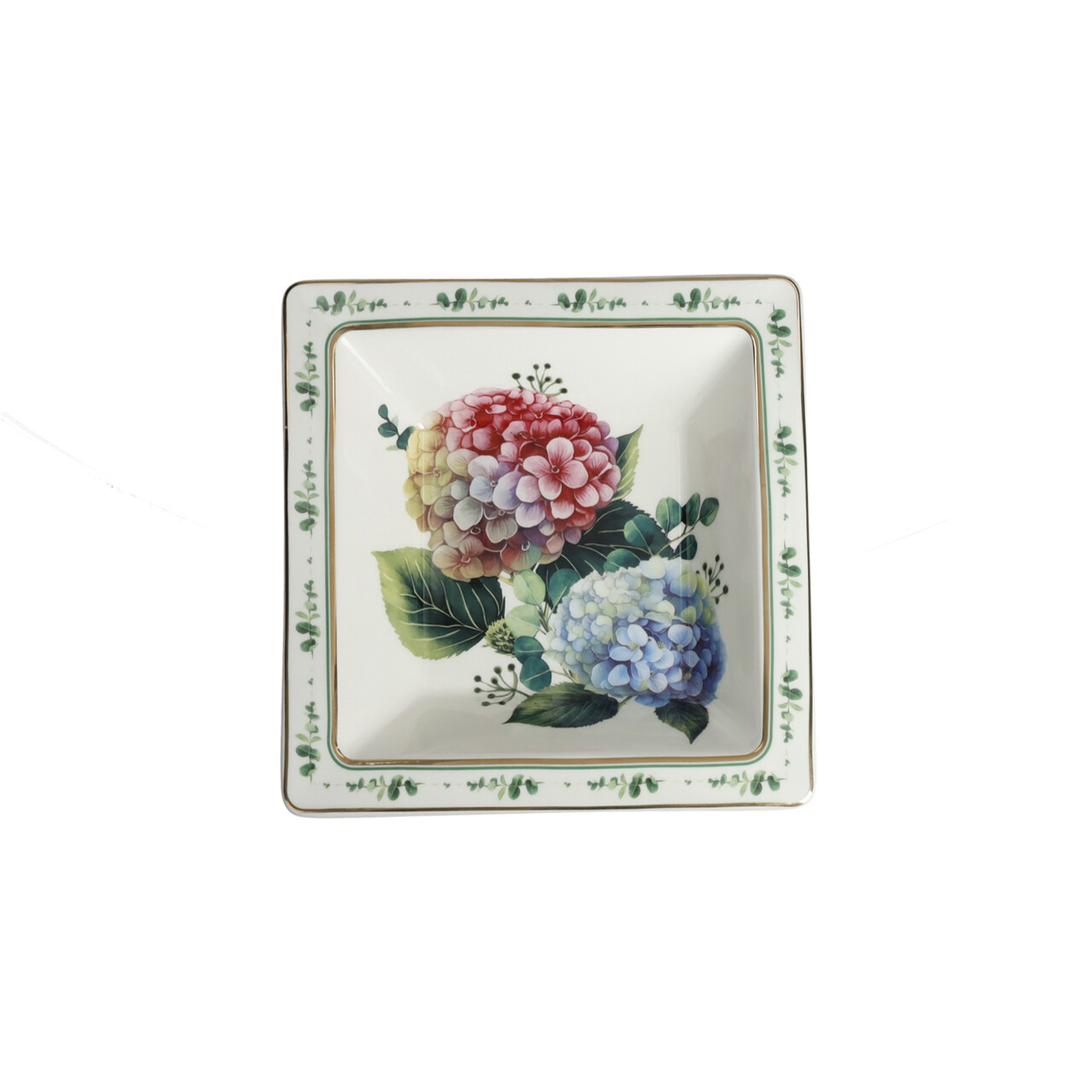 Platou servire, Flora, Brandani, 18.5x18.5x4.5 cm, portelan - imagine 3